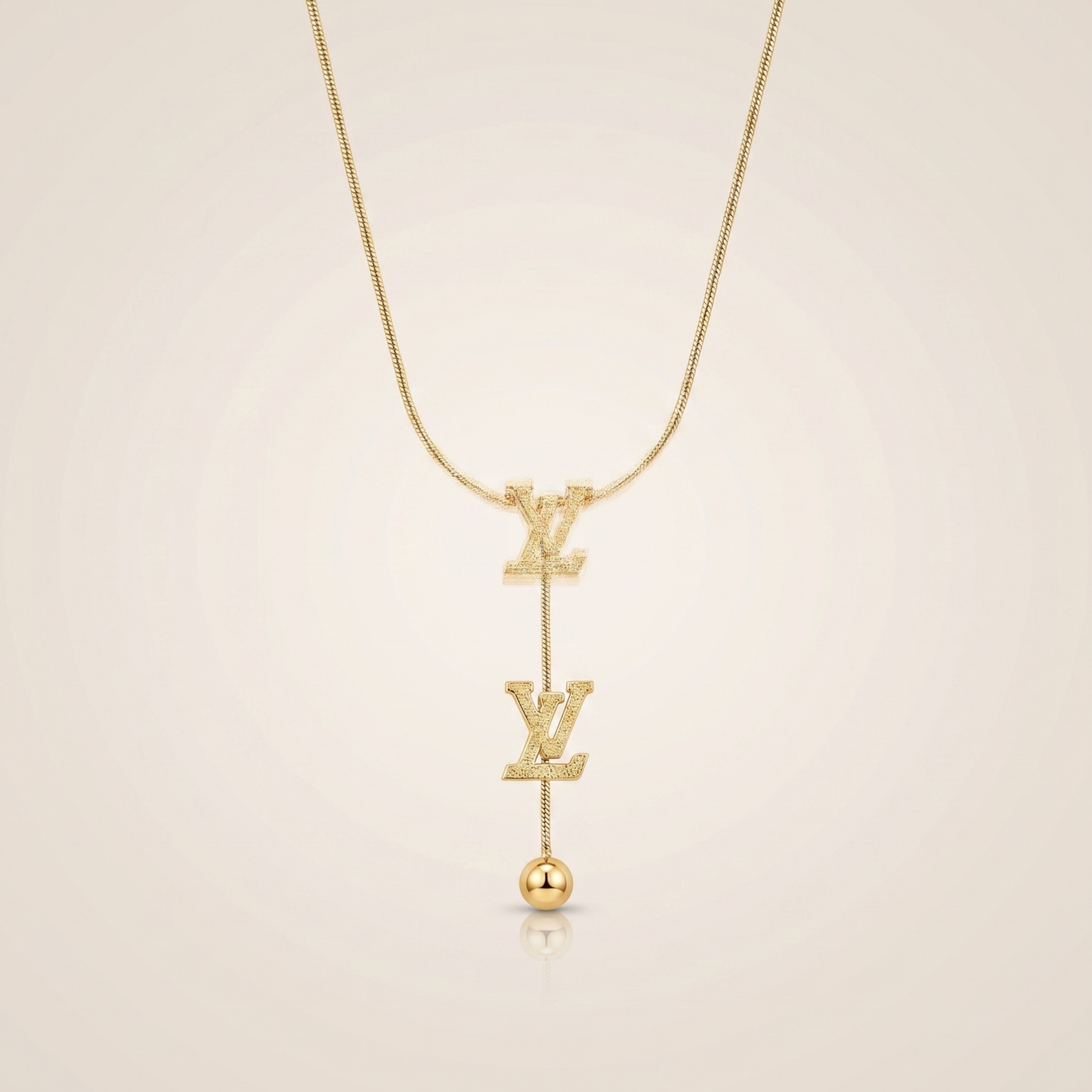 Signature LV Drop Pendant