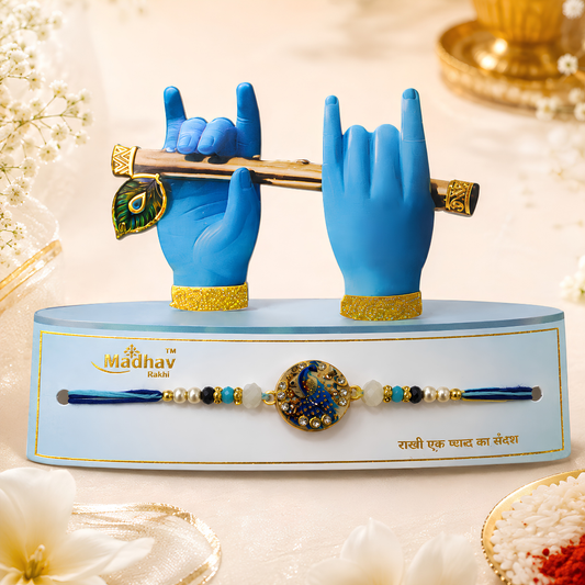 Premium Peacock Rakhi