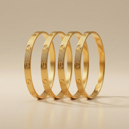 Style Edge Bangles ( Set of 4 )