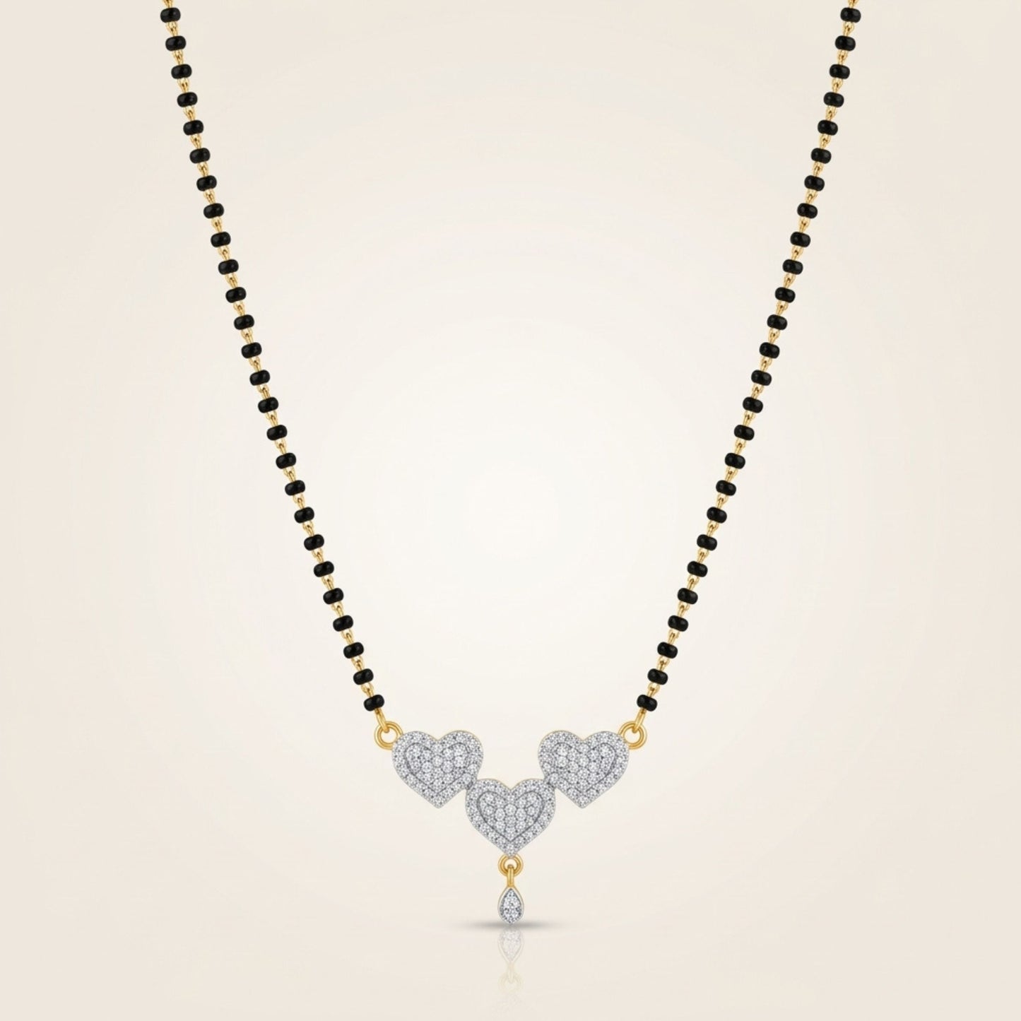 Triple Heart Mangalsutra