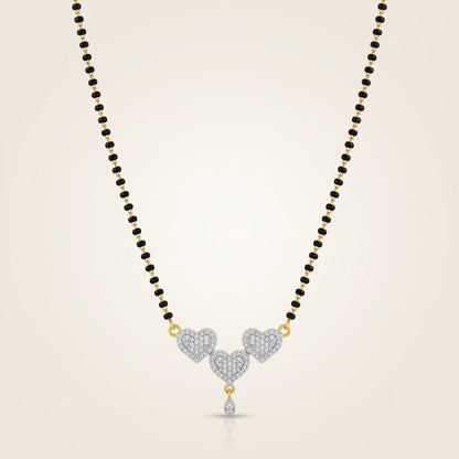 Triple Heart Mangalsutra
