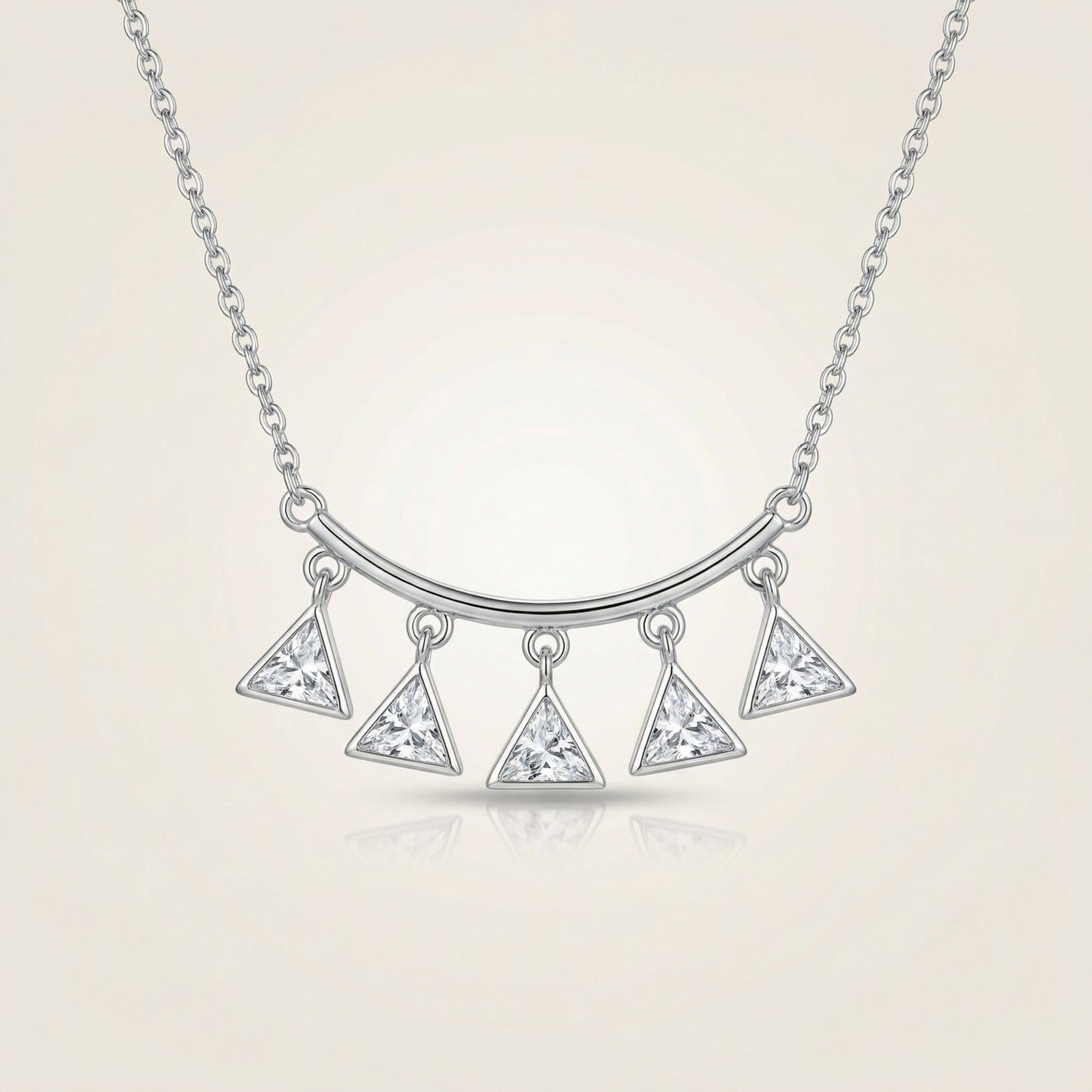 Sparkle Triangle Pendant