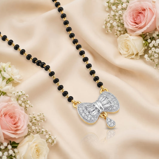 Diamond Bow Grace Mangalsutra
