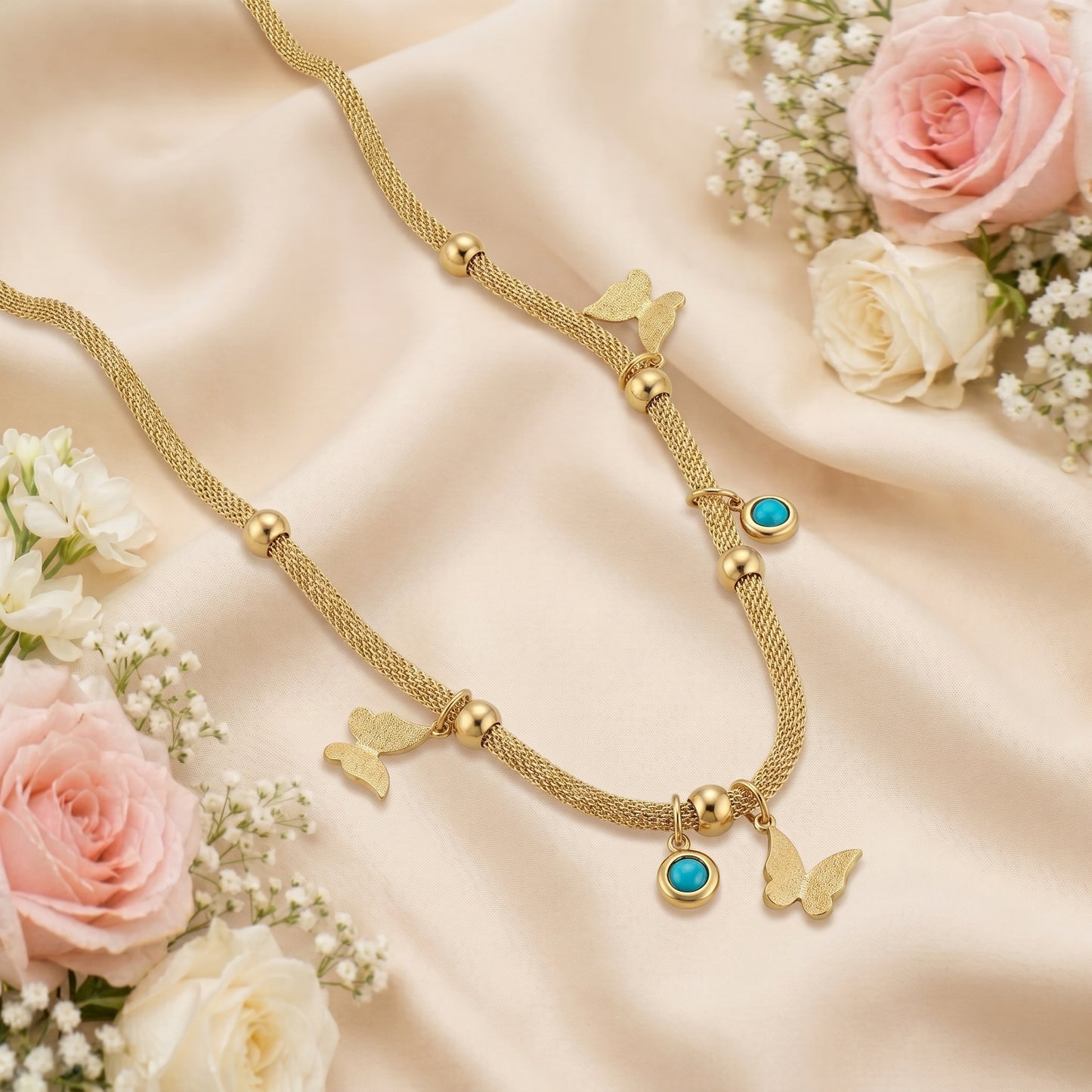 Lunara Butterfly Glow Pendant