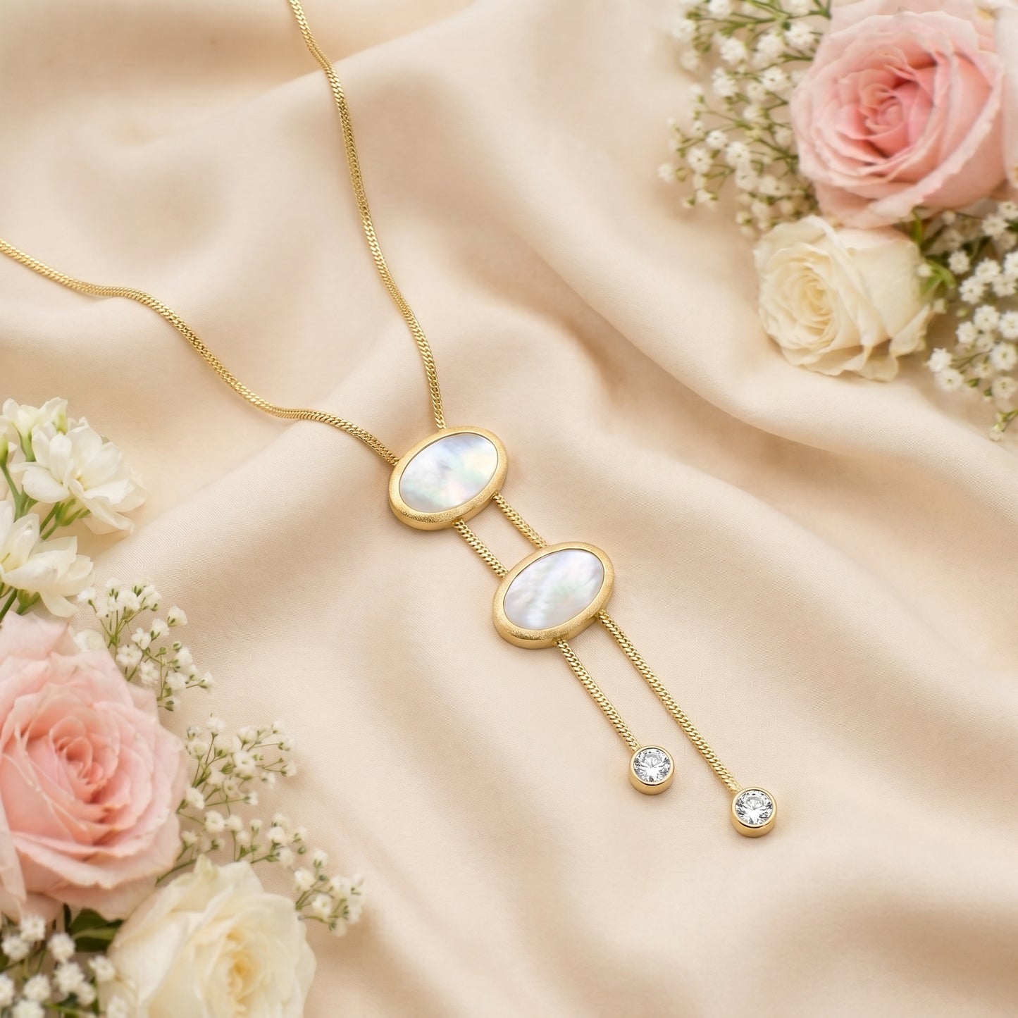 Pearl Duo Drop Pendant
