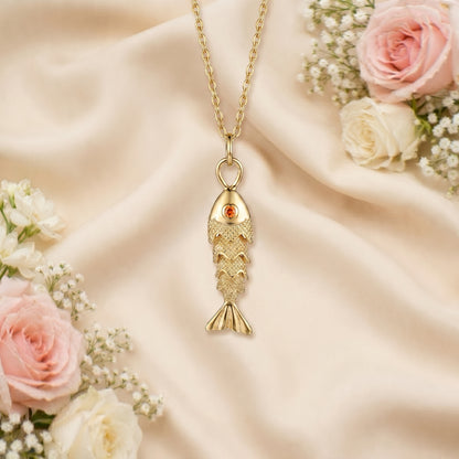 Lucky Fish Charm Pendant
