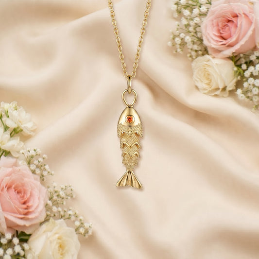 Lucky Fish Charm Pendant