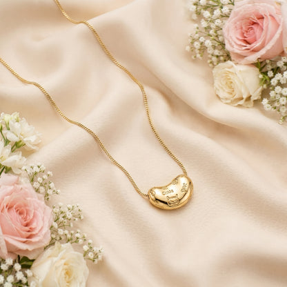 Gold Bean Pendant