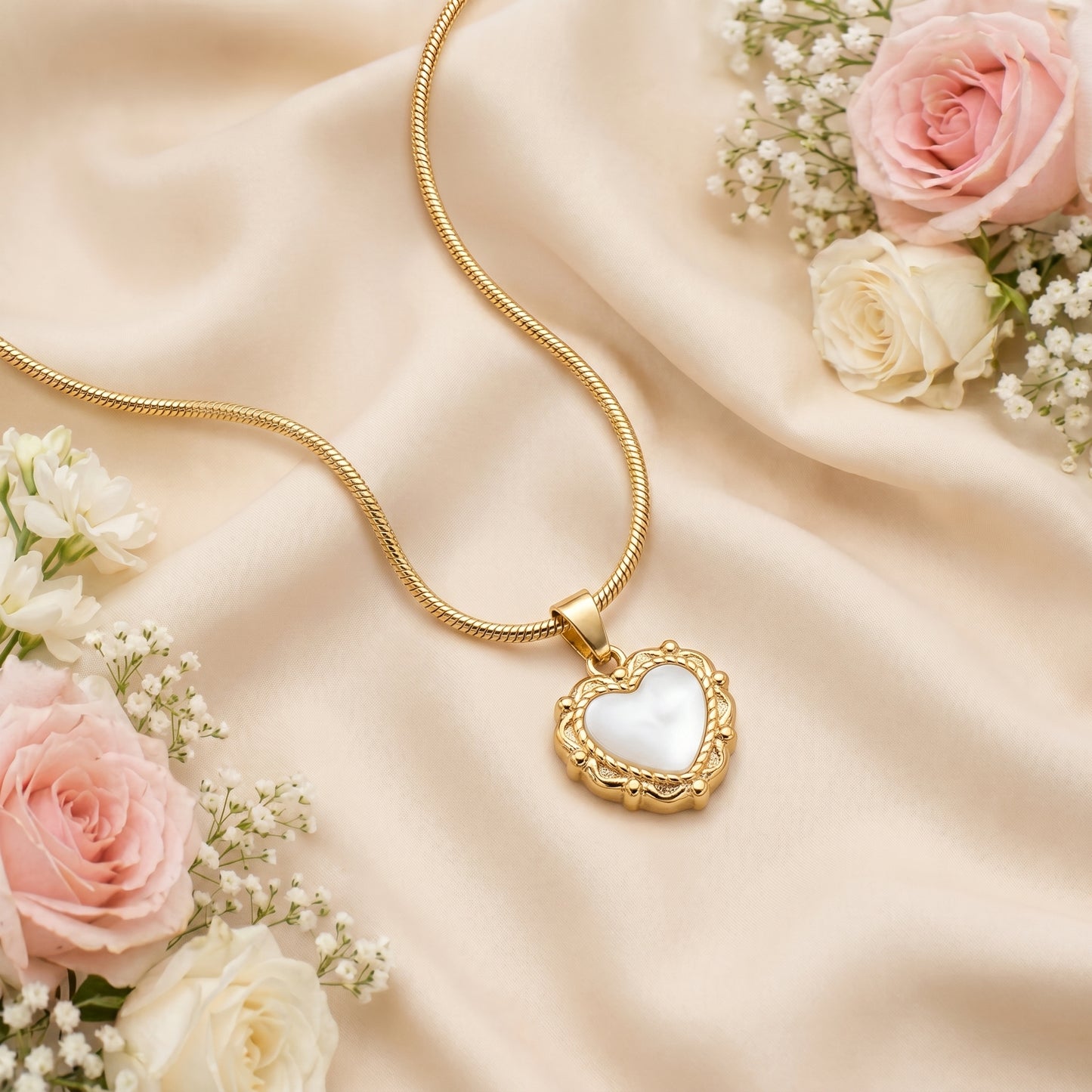 Heart Pearl Pendant
