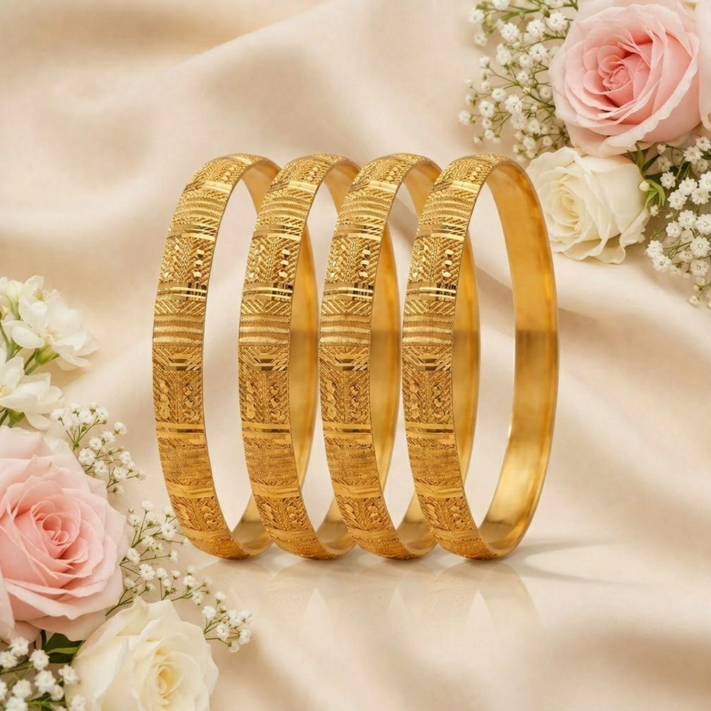Elite Wrist Bangles ( Set of 4 )