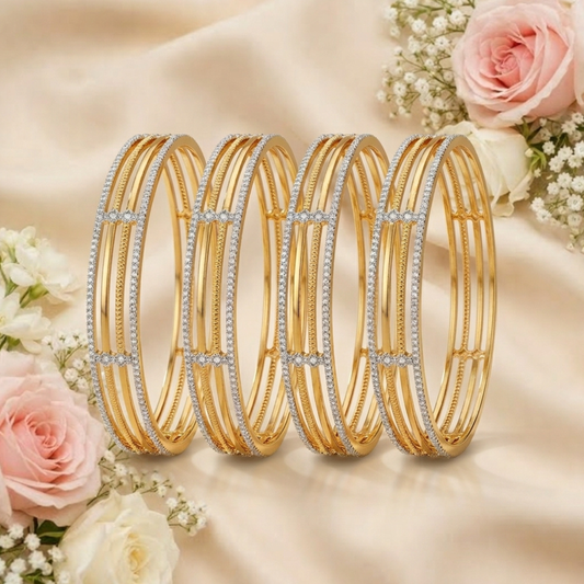 Mirage Glow Bangles ( pack of 4)