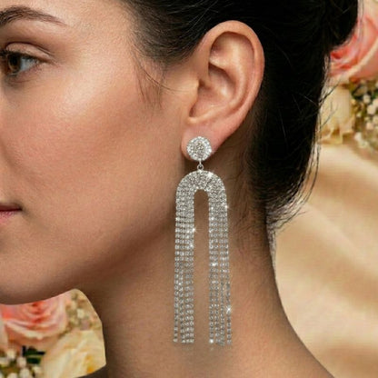 Sparkling Waterfall Earrings