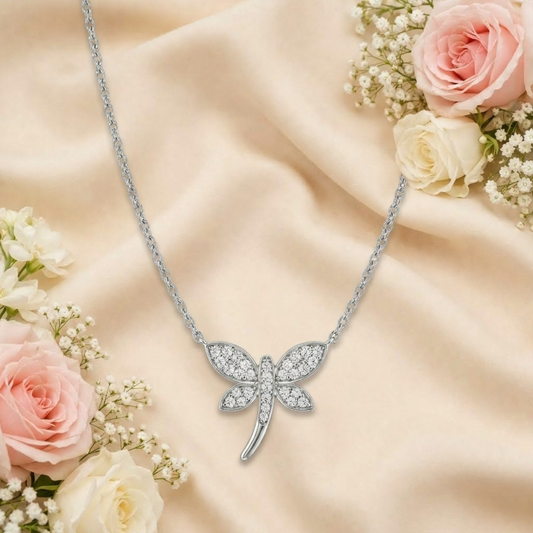 Sparkle Dragonfly Pendant