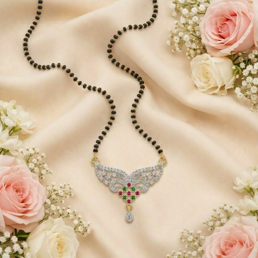 Ruby Floral Mangalsutra