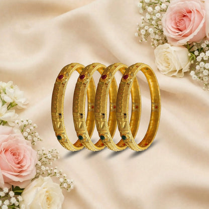 Royal Glow Bangles ( Set of 4 )