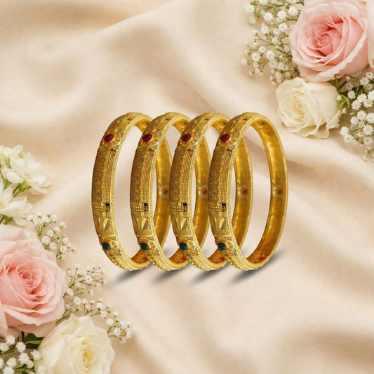 Royal Glow Bangles ( Set of 4 )