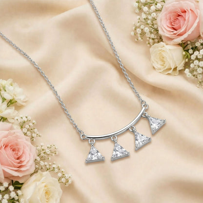 Sparkle Triangle Pendant