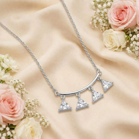 Sparkle Triangle Pendant