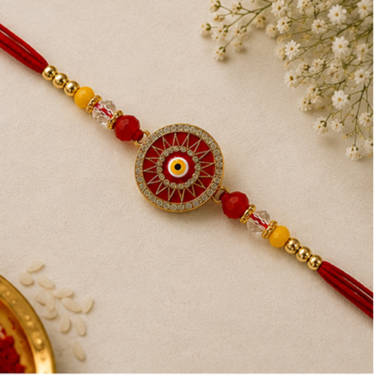 Premium Blue Evil Eye Rakhi