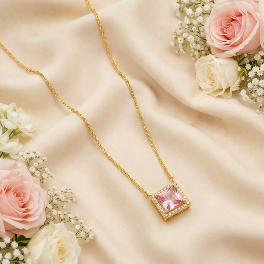 Pink Stone Pendant