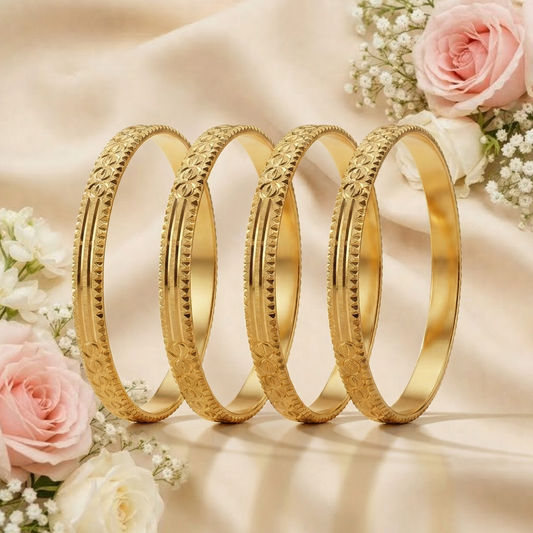 Modern Glow Bangles ( pack of 4)