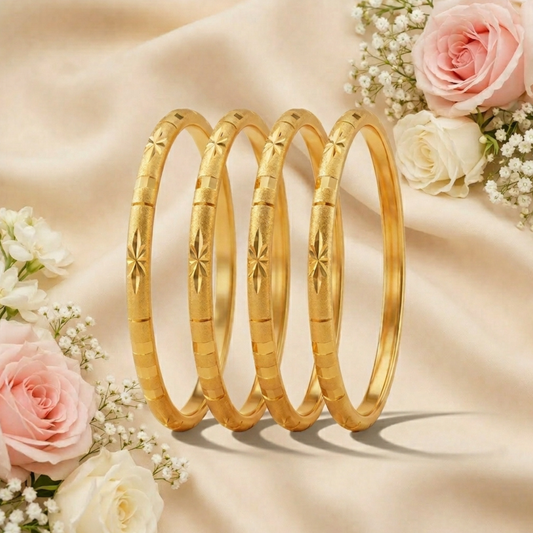 Opal Shine bangles (Set Of 4)
