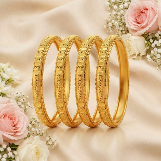 Elegant Twist Bangles ( pack of 4)