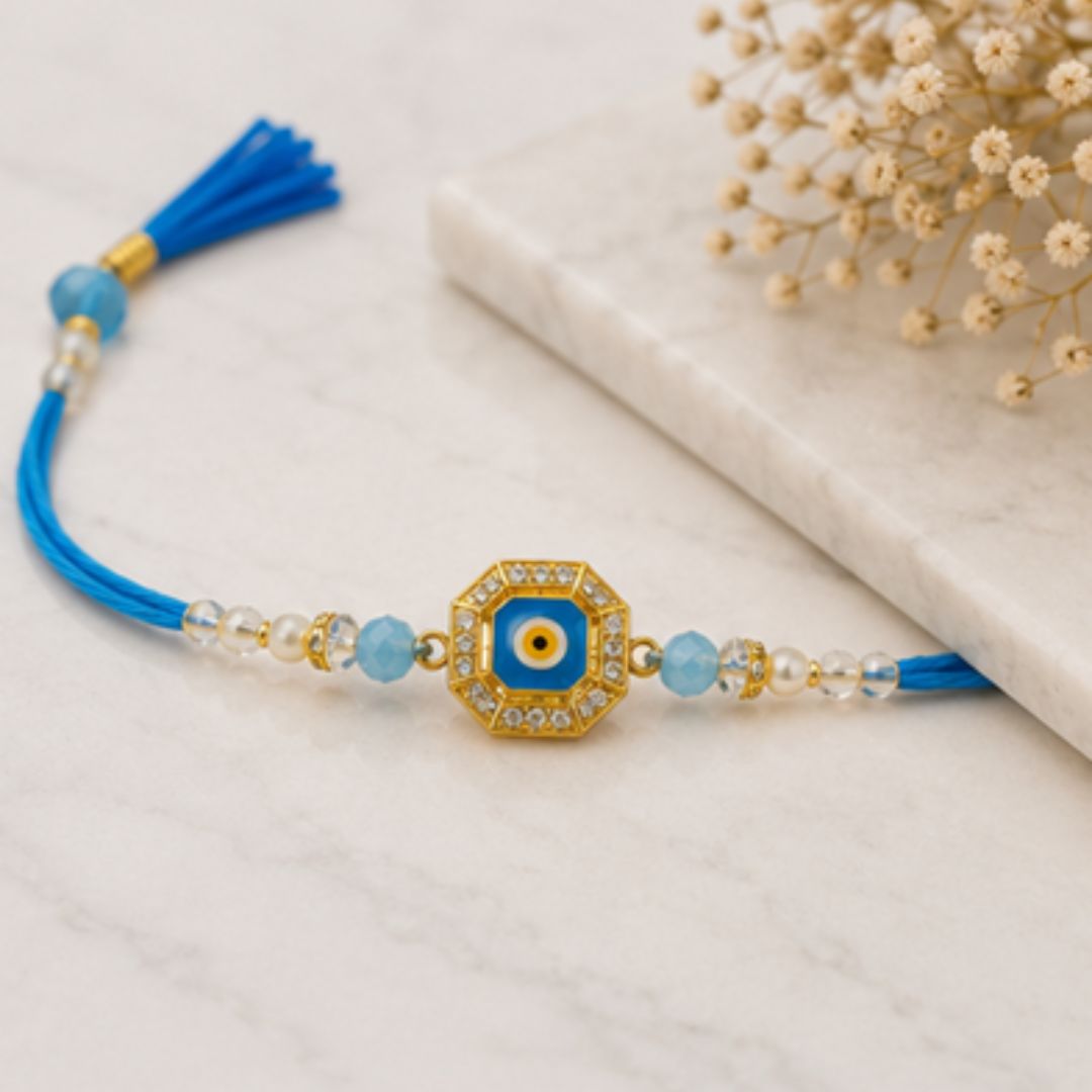 Evil Eye Beaded Rakhi