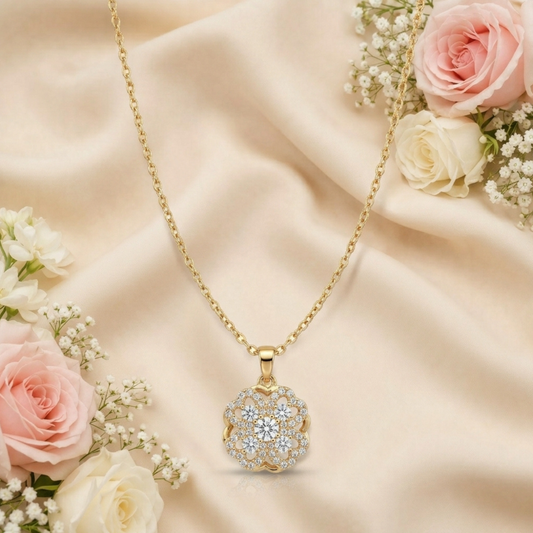 Golden Bloom Pendant