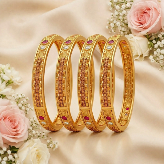 Halo Drift Bangles ( pack of 4)