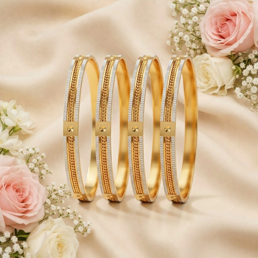Stellar Shine Bangles ( pack of 4)
