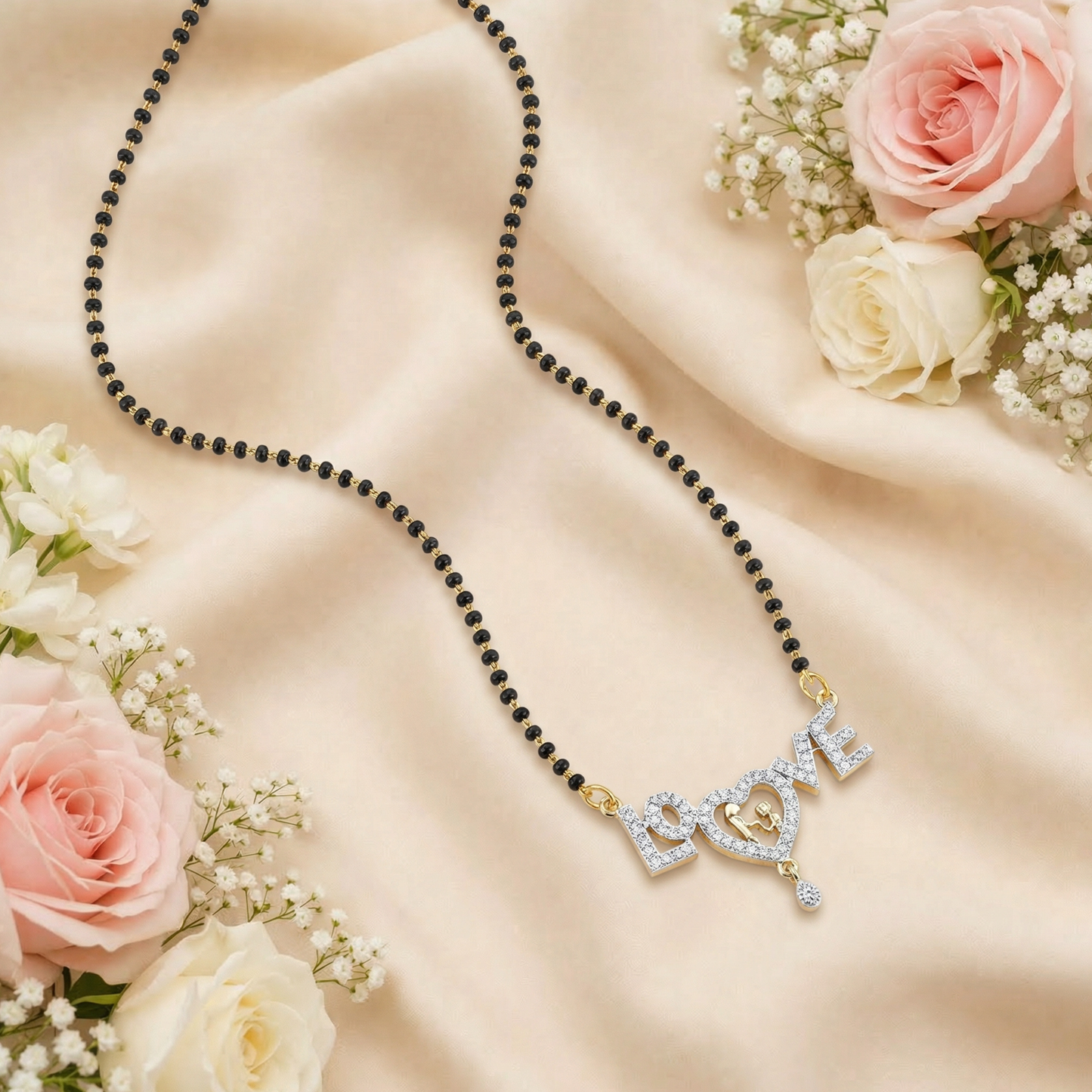 Love Heart Mangalsutra