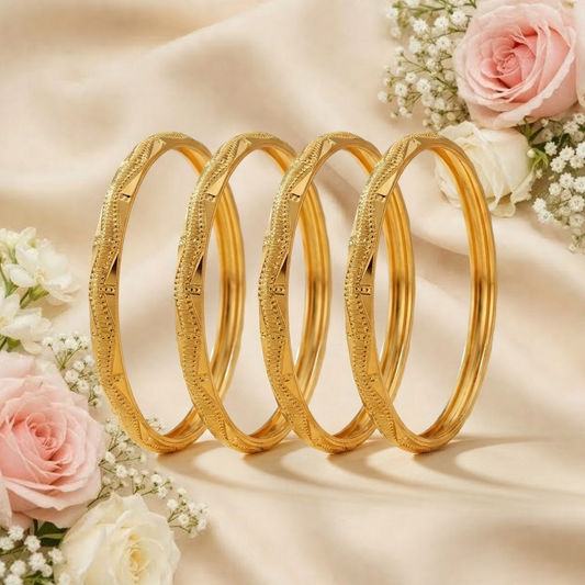 Diva shine Bangles ( pack of 4)