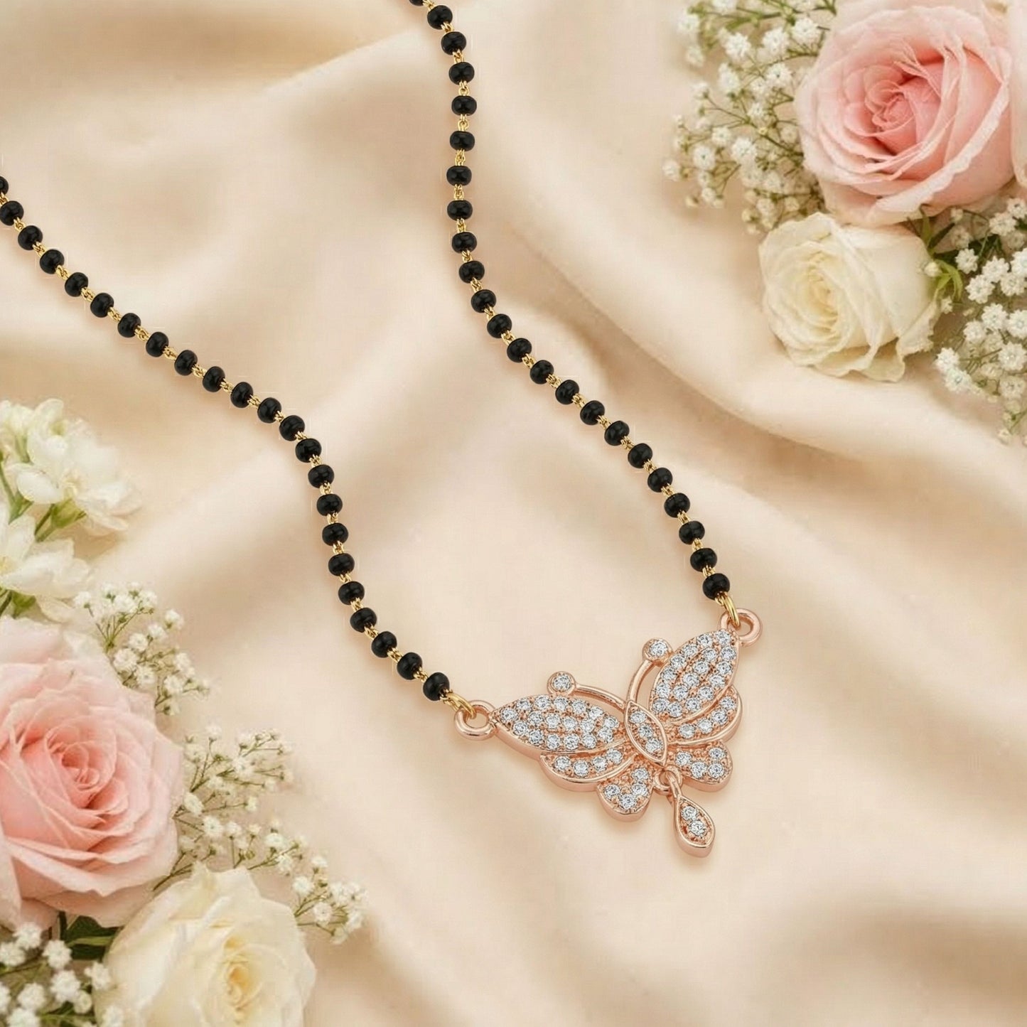 Butterfly Sparkle Mangalsutra