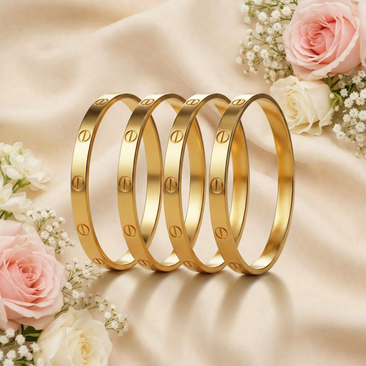 Style Edge Bangles ( Set of 4 )