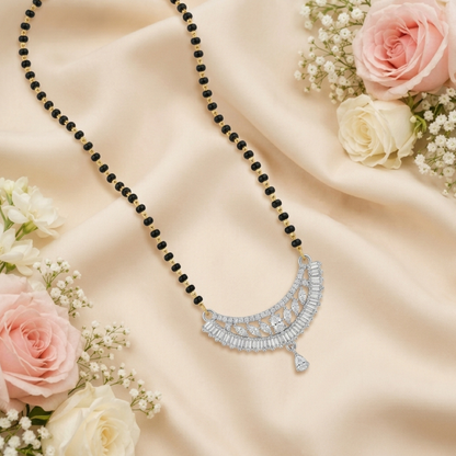 Silver Charm mangalsutra