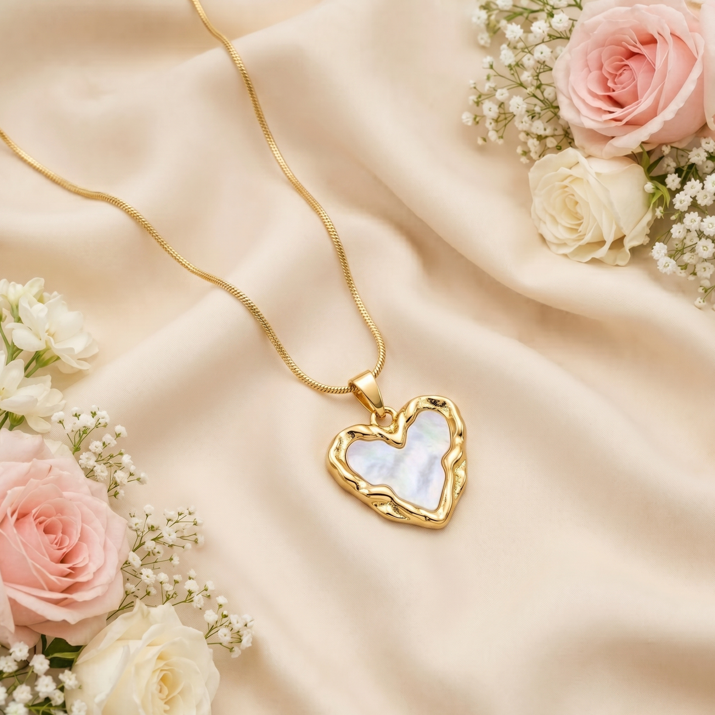 Moon Light Heart Pendant