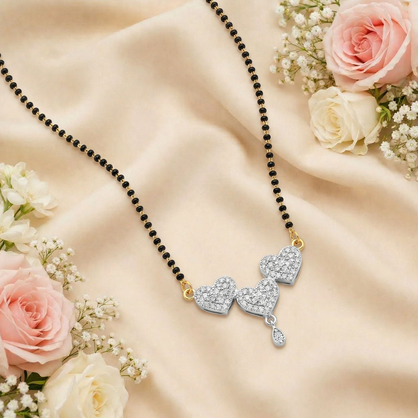 Triple Heart Mangalsutra