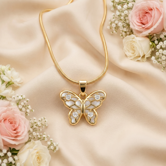 Moonlight Butterfly Pendant