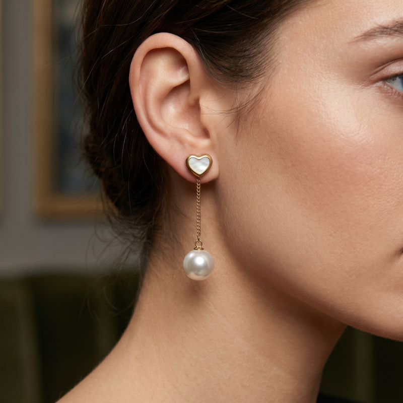 Celestial Curve Dangle Earrings