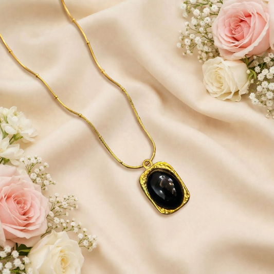 Black Stone Pendant