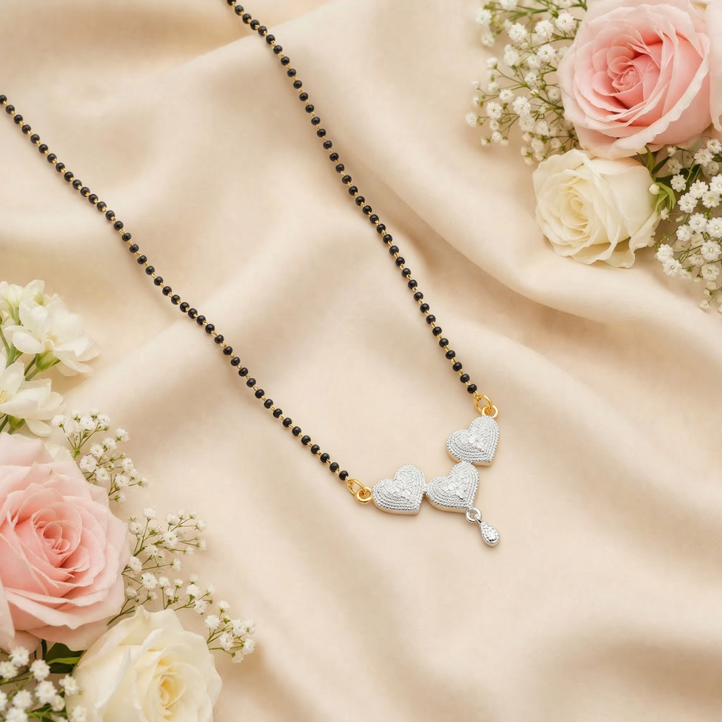 Trio Heart Mangalsutra