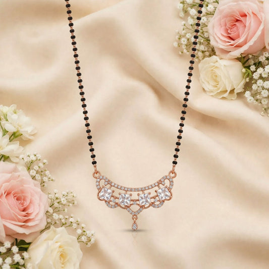 Crystal Charm Mangalsutra