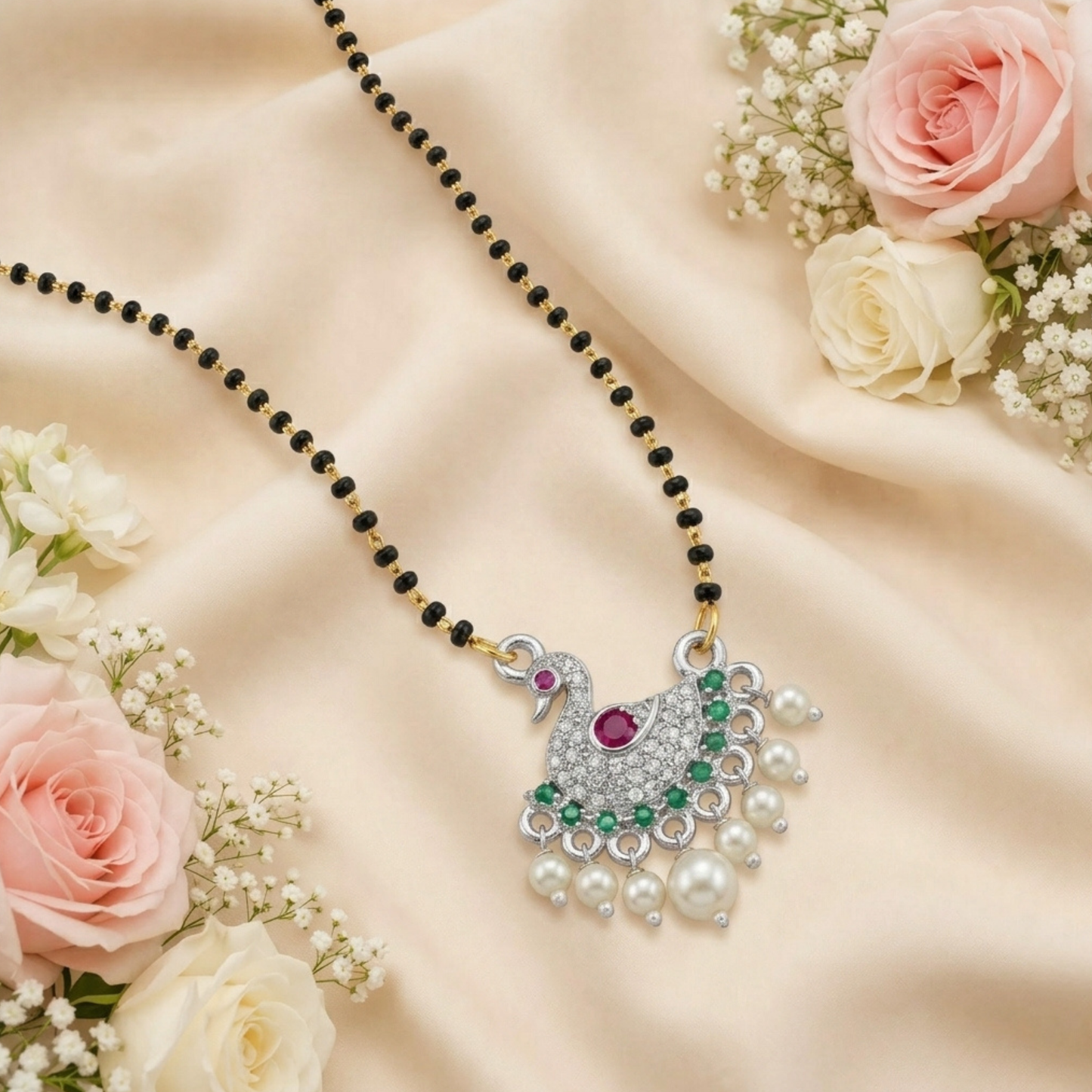 Royal Peacock Charm