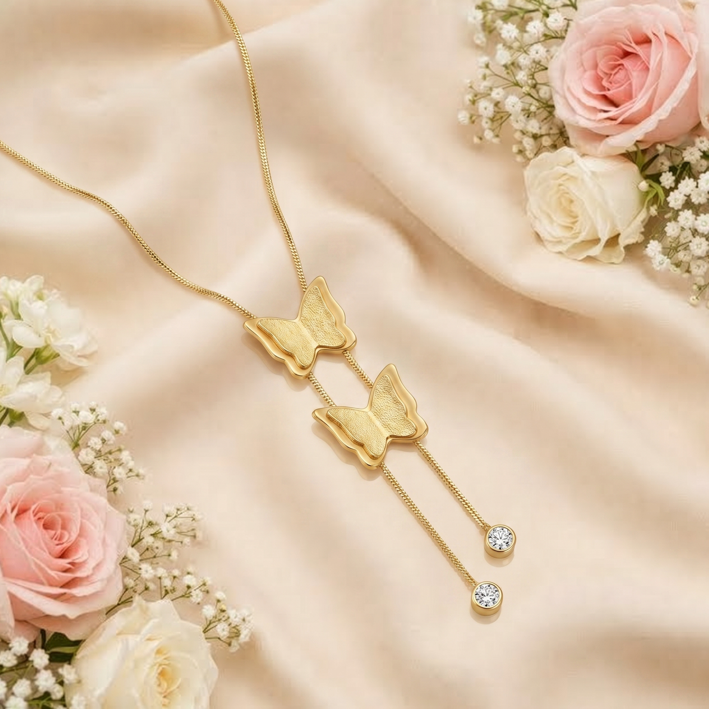 Twin Butterfly Pendant