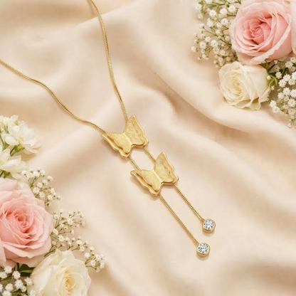 Twin Butterfly Pendant