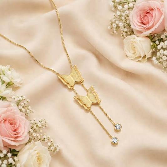 Twin Butterfly Pendant
