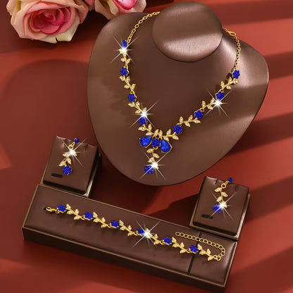 Luxury Alloy Women'S Jewelry Set