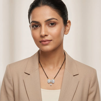 Diamond Bow Grace Mangalsutra