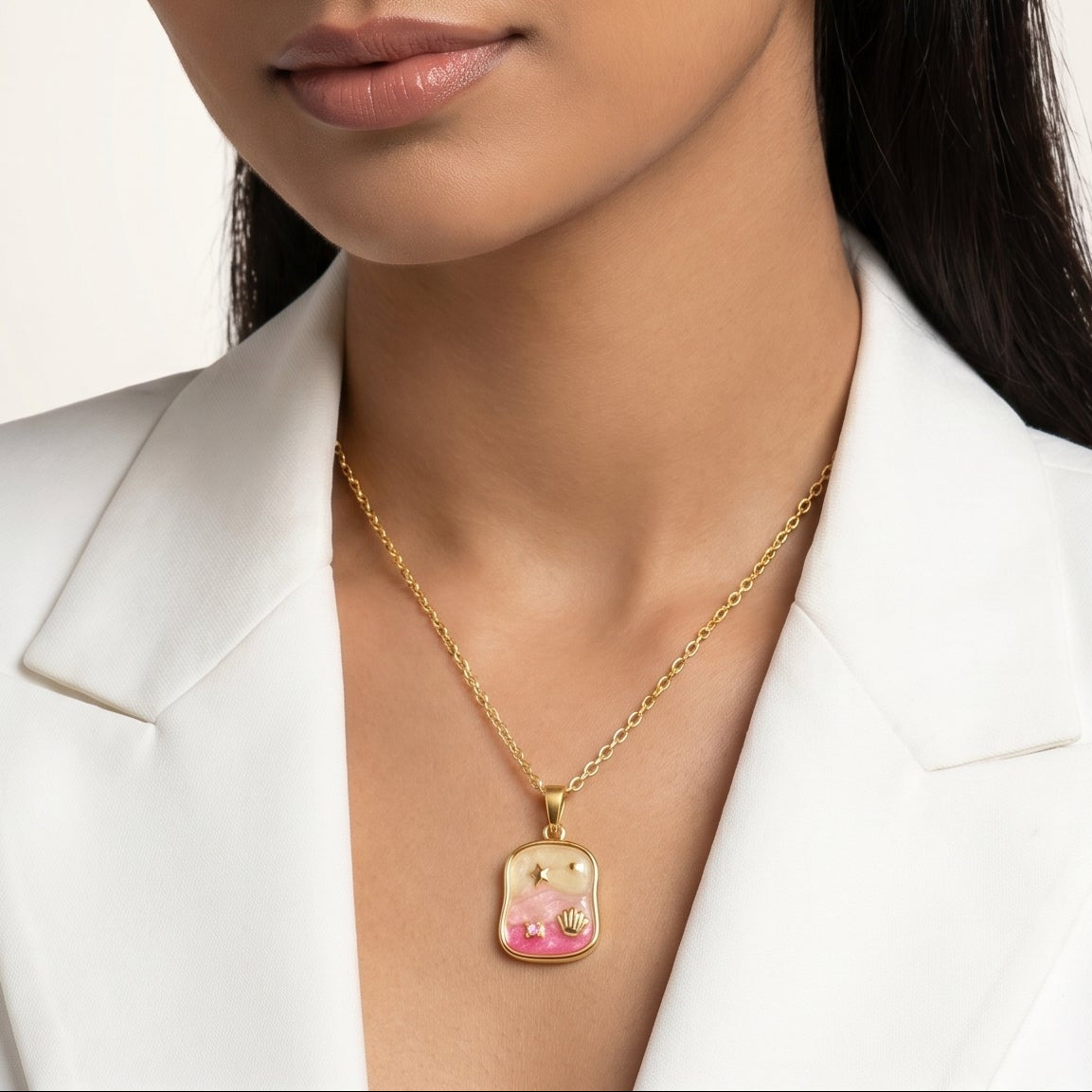 Seashell Sunset Pendant